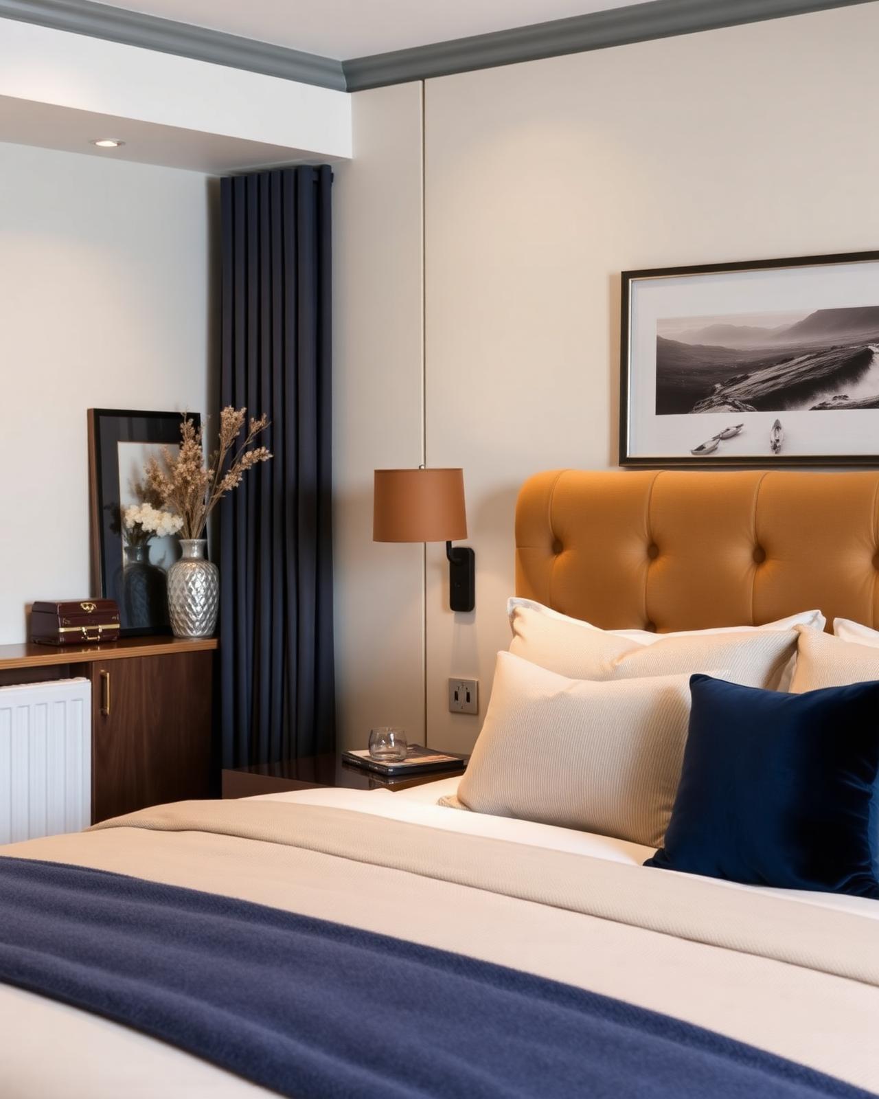 Stylish bedroom in a Laytom Stays managed home